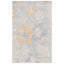 Tapis bleu en laine touffeté à la main Freda-20970278