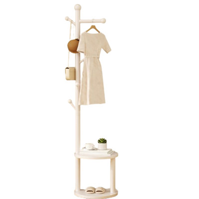 Simplifier les vêtements en bois massif et le porte-chapeau
