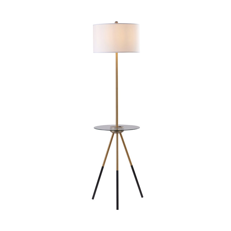 Anzalone 2 Piece Table and Floor Lamp Set