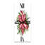 Horloge murale traditionnelle Holly Mistletoe Berries & Christmas Fir Branch III-598863255
