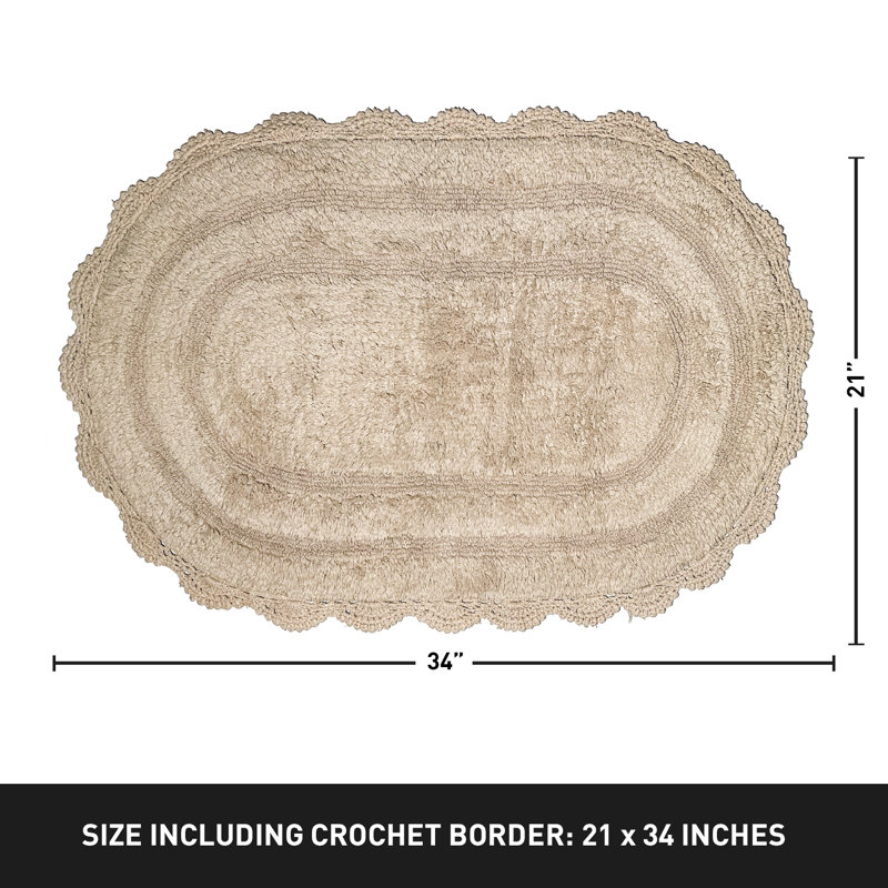 Casanova Non-Slip, 34" L x 21" W, Beige