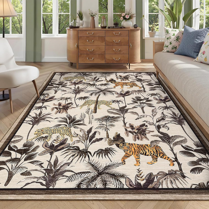 Tapis de couloir lavable Tiger