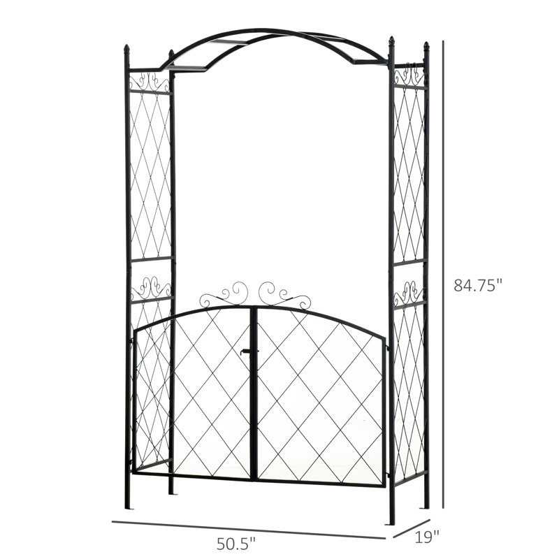 Tonnelle de jardin 85 po Outsunny