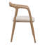 Chaise d'appoint moderne et rembourrée