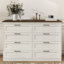 Farmhouse 8 Drawer Dresser
