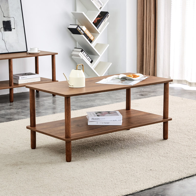 Table basse 2 pièces Modern, Noyer