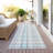 Zinara Sky Washable Indoor-Outdoor Rug - -1585298484