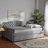 Varol Contemporary Queen Size Upholstered Daybed in Gray, 39.40"H X 88.60"W X 63.90" L-1487411366-1487411365