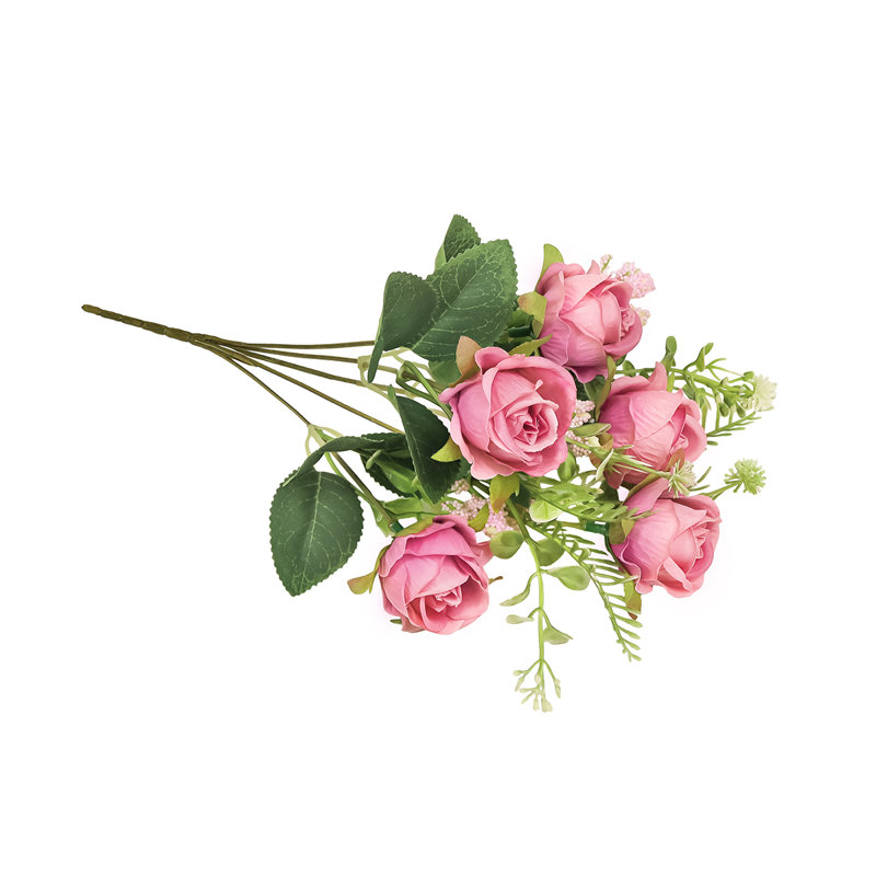 Bouquet de petites fleurs artificielles, Rose