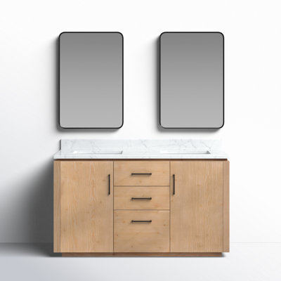 Cloverfield 60'' Double Bathroom Vanity