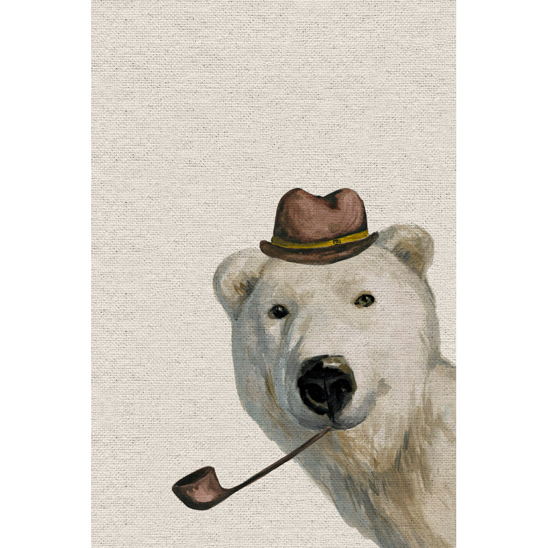 Smokey Bear - Painting on Canvas, 76cm H x 51cm W x 4cm D