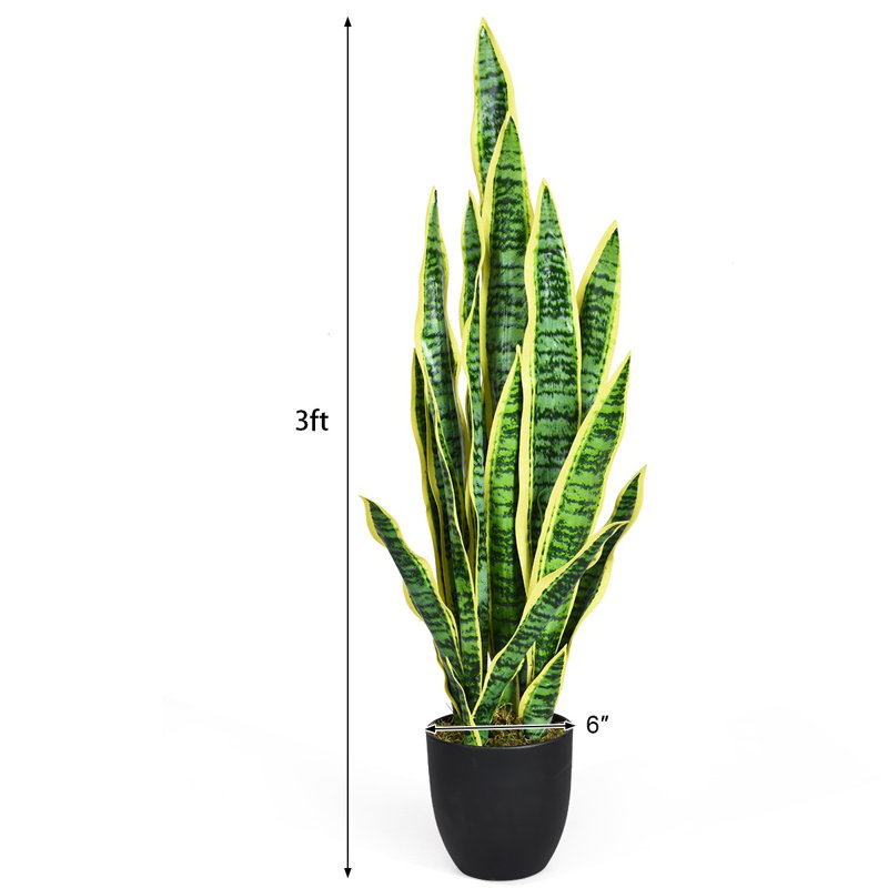 Duckworth 36 po Faux Snake Plant en pot