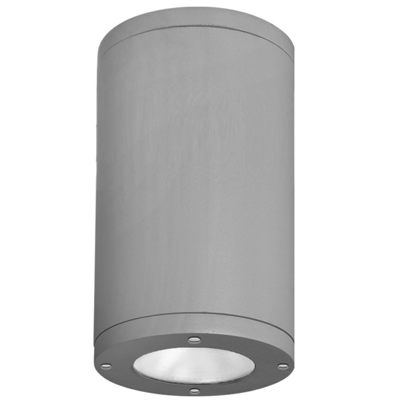 Plafonnier encastré 1 lumière del architectural Tube, Graphite, Étroit