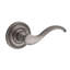 Curve Single Dummy Door Lever with Traditional Round Rose-22037178-22037202