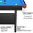 3 in 1 Billiard Table, 65.75" Multi Game Table Includes Billiard Accessories and Tennis Paddles-91132629