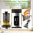 Cold Press Juicer With 4.4" Extra-Wide Feed Chute – Stainless Steel Slow Masticating Electric Juicer For Whole Fruits & Vegetables, 35% Higher Juice Yield, 98% Nutrient Retention, Ultra-Quiet 65Db Operation, Easy-Clean Design