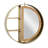 2 Piece Circle Metal Accent Shelf
