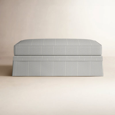 Shelby 47" Cotton Ottoman