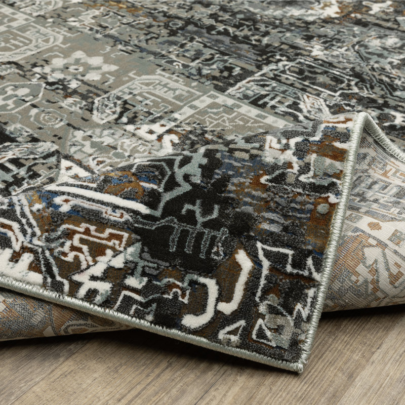 Floral Indoor Rug, Rectangle 9'10" x 12'10"