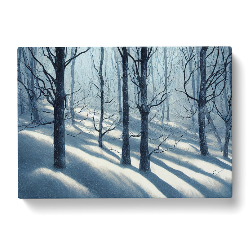 Revered Winter Forest - Wrapped Canvas, 35cm H x 50cm W x 3cm D