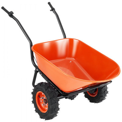 Chariot de brouette électrique à une roue 7 pieds cubes alimenté par une brouette électrique 573 lb