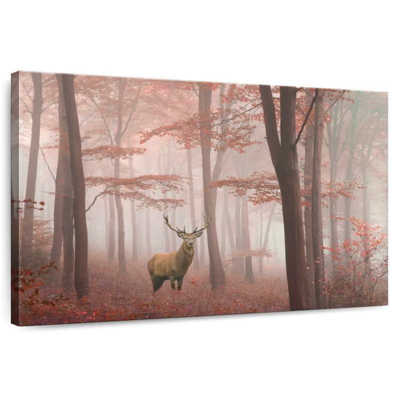 Brampt Elusive Red Deer, 34" H x 51" W