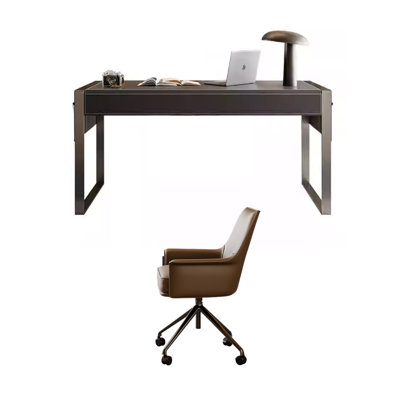 Bureau d'écriture moderne en cuir haut de gamme