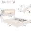Upholstered Bed Frame, Storage Bed with LED and Charging Station-1031401696-1030962291