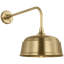 Thomas O'Brien, "Academy 20" Rex Barn Light in Hand-Rubbed Antique Brass with 16" Rockhouse Shade-597411723