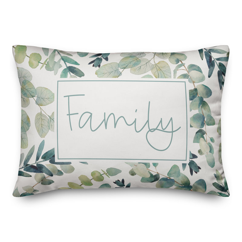 Floral Outdoor Throw Pillow