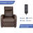 Faux Leather Massage Chair-1968330920