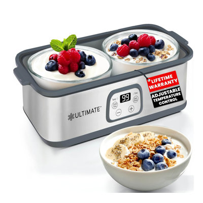 Probiotic Yogurt Maker with Adjustable Time & Temp Control