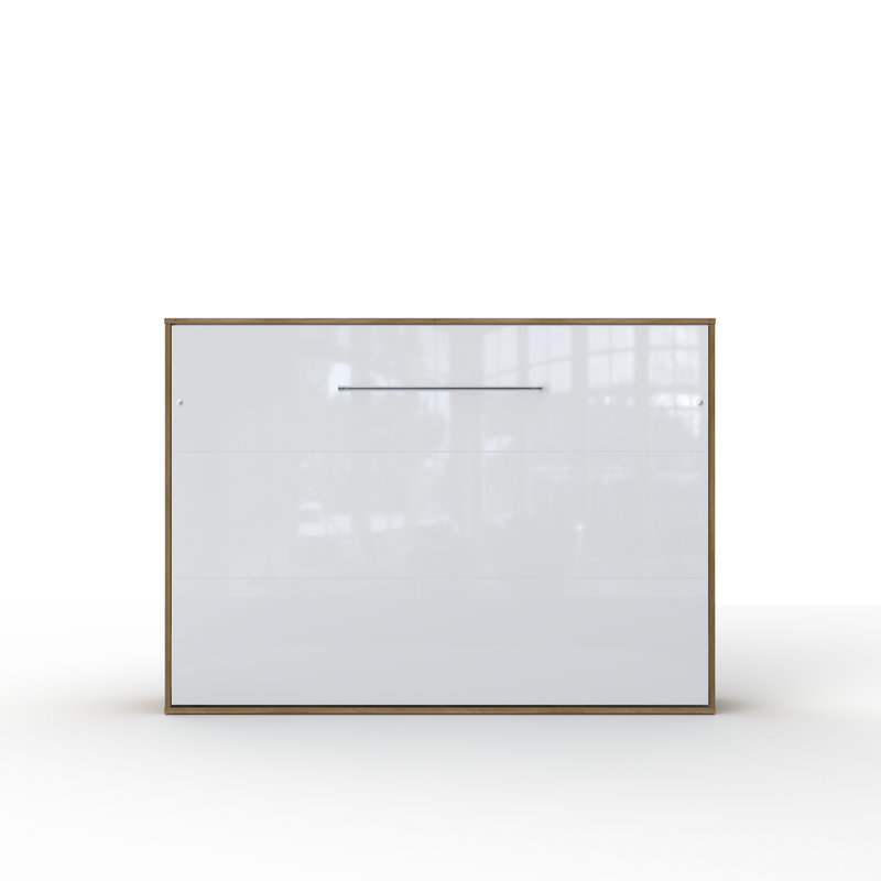 Ayvri EU Double - 140 X 200 Cm Bed, White/Light Brown