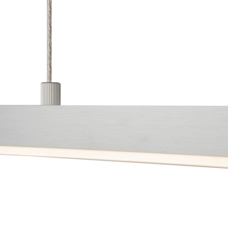 Îlot de cuisine Vega, H 122,5 po x l 56 po x P 1,5 po, Nickel brossé