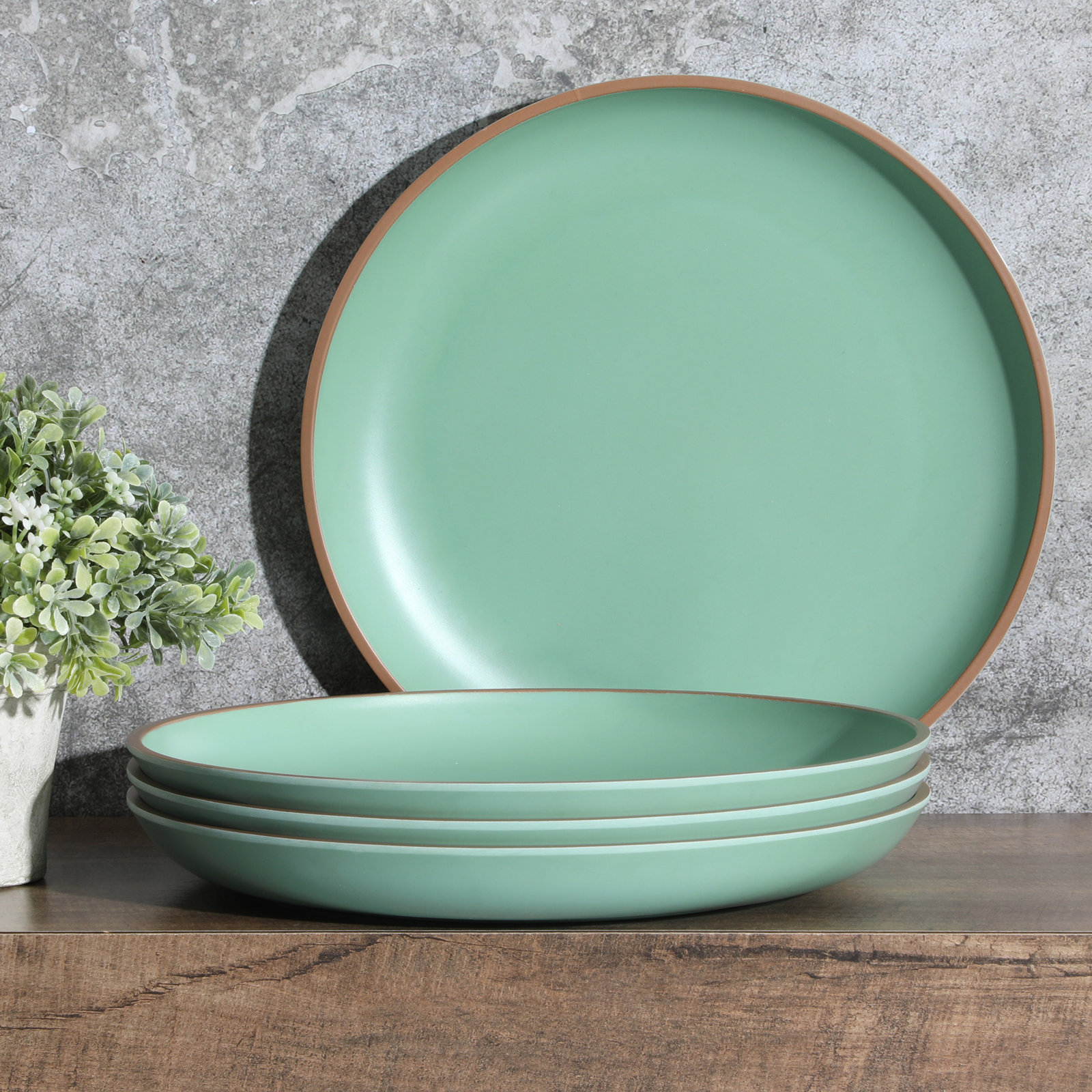 Rockabye 11" Dinner Plate, Green