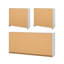 Ensemble de chambre à coucher 3 pièces - Ensemble de commode double 6 tiroirs et 2 commodes, blanc-610070287