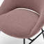 Biaca Luxury Fabric Upholstered Dining Chairs - Curved Cocoon Design-500026457