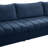 Ensoll Velvet U-Shaped Sectional Reversible-649899243