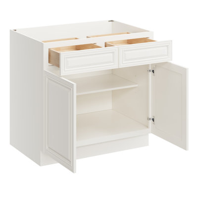 Armoire de cuisine avec 2 tiroirs L 36 po x H 34,5 po x P 24 po CASAINC