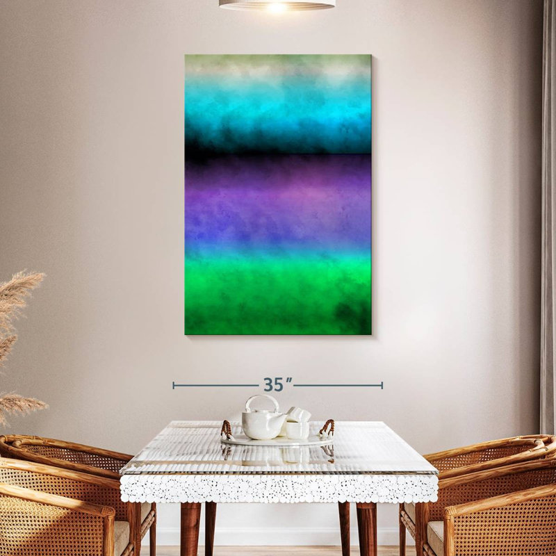 Avery Purple Center, 48" H x 32" W