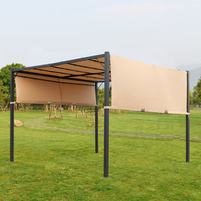 10 pi. L 10 pi. D Pavillon de jardin en métal