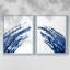 Indigo Arch I - reproduction encadrée de qualité supérieure - prête à être accrochée - aucun clou requis - aucun clou requis-100467351-100467332