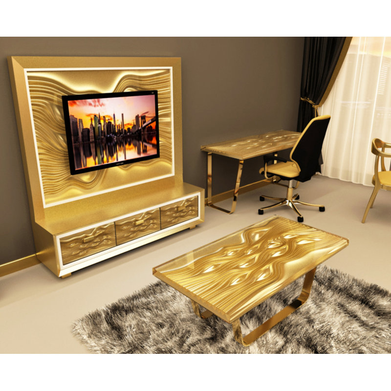 Coffee Table, Gold