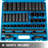 Impact Socket Set 1/2 Inches 43 Piece Impact Sockets, Standard