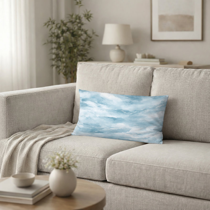 Coussin décoratif abstrait Abstract, H 12 po x l 20 po