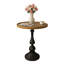 Table basse en bois 20 po avec pieds en métal, table d'appoint rétro pour salon, chambre à coucher, maison de campagne 20 po