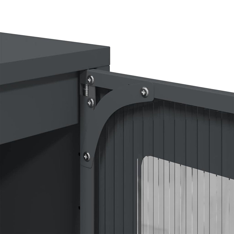 Sideboard 100.5X39x107 Cm Cold-Rolled Steel, Anthracite