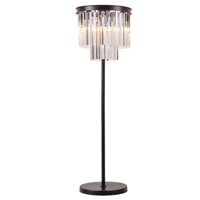 Adalind 160cm Black Traditional Floor Lamp