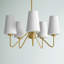 Lustre en laiton à 5 lumières Higginson-80646246
