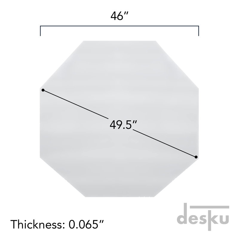 Paillasson pour plancher dur, Transparent